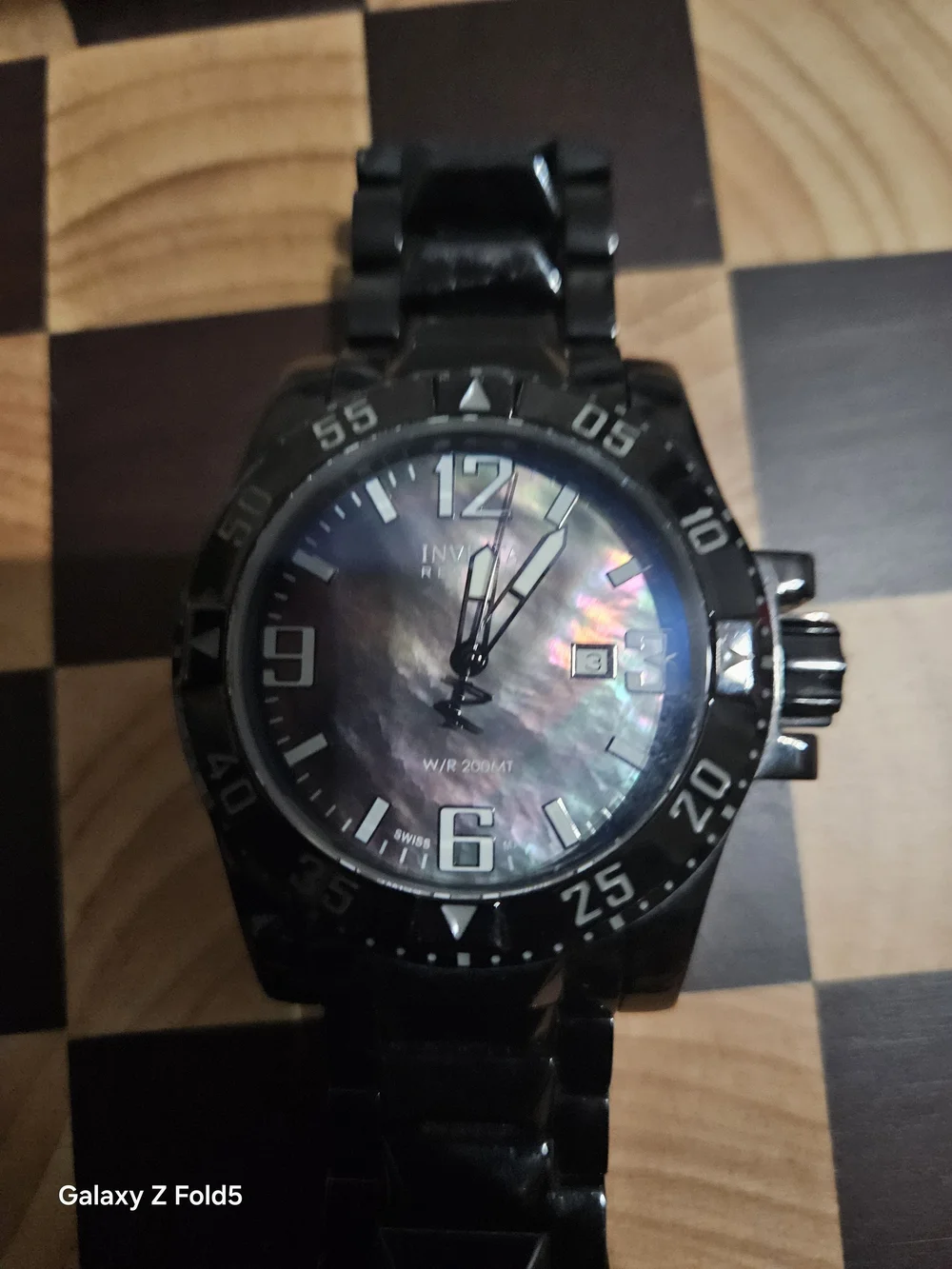 Invicta Reserve Exursion Model#0516 50mm Mother Of Pearl Dial